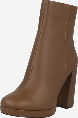 STEVE MADDEN Ankle Boots 'MAIN' in Brown: front