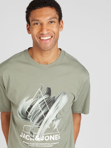 JACK & JONES Bluser & t-shirts 'TINT' i grøn