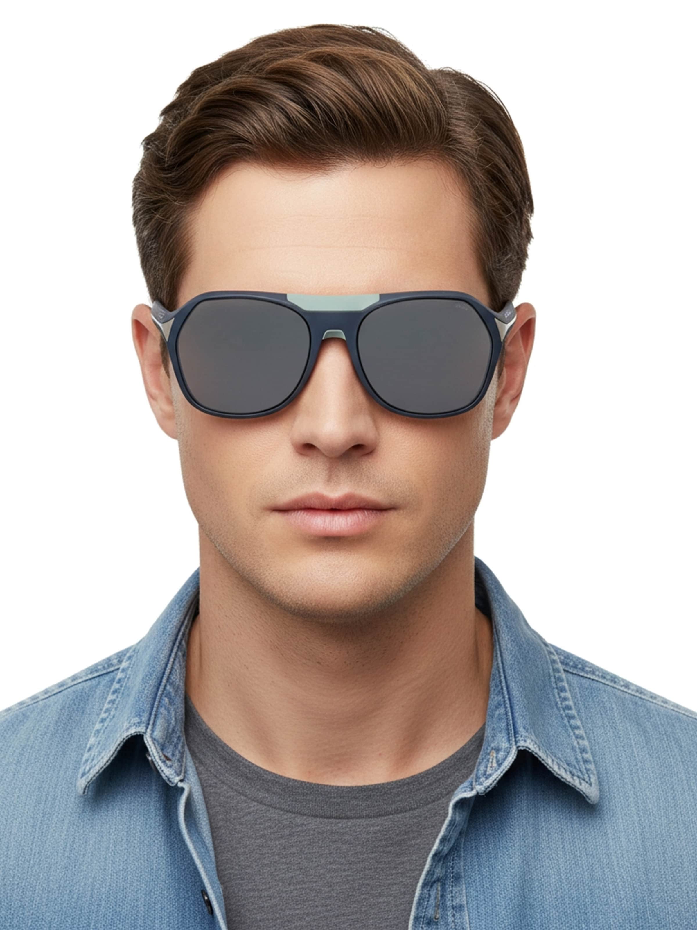 LOZZA Sunglasses 'Sonnenbrille' in Grey: front