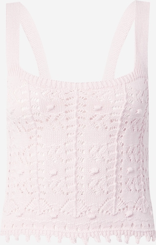 DeFacto Knitted Top in Pink: front