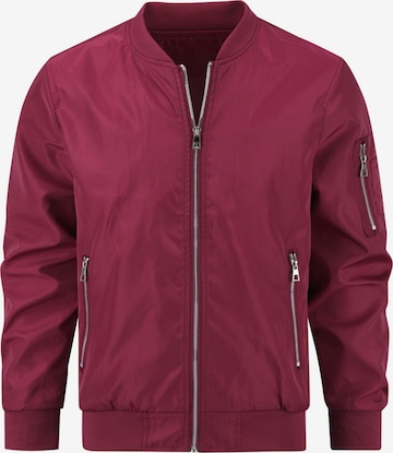 YOUTHUP Between-Season Jacket in Red: front