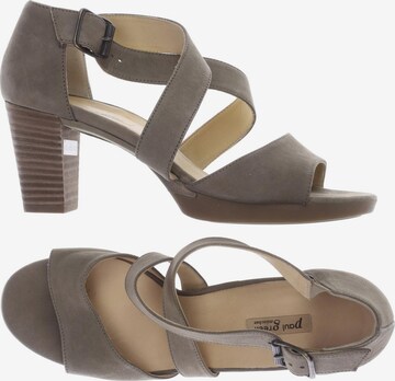Paul Green Sandals & High-Heeled Sandals in 40,5 in Grey: front