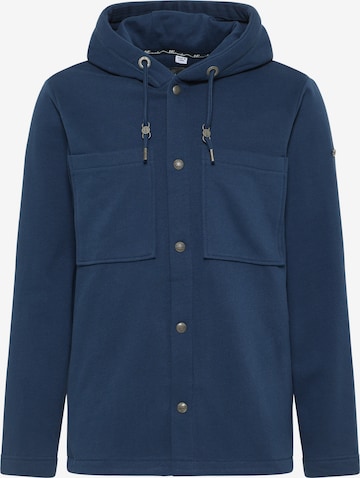 DreiMaster Vintage Sweat jacket 'Takelage' in Blue: front