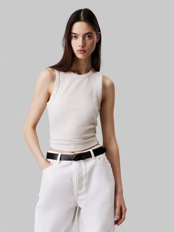 Haut 'Milano' Calvin Klein Jeans en blanc : devant
