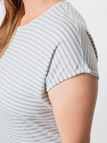 Vero Moda Curve T-shirt 'VMAva Plain' i blå