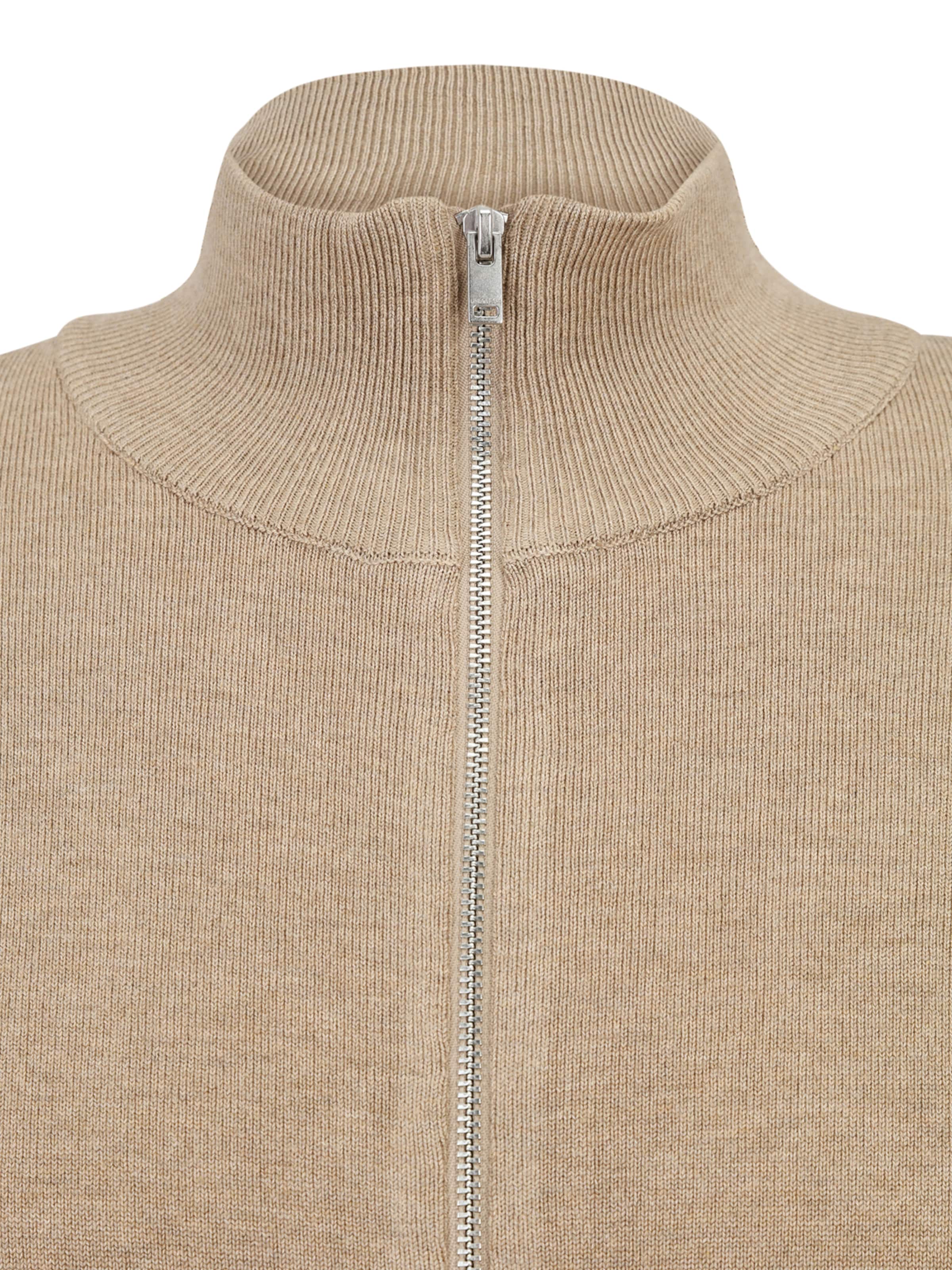 Lindbergh Πλεκτή ζακέτα σε μπεζ