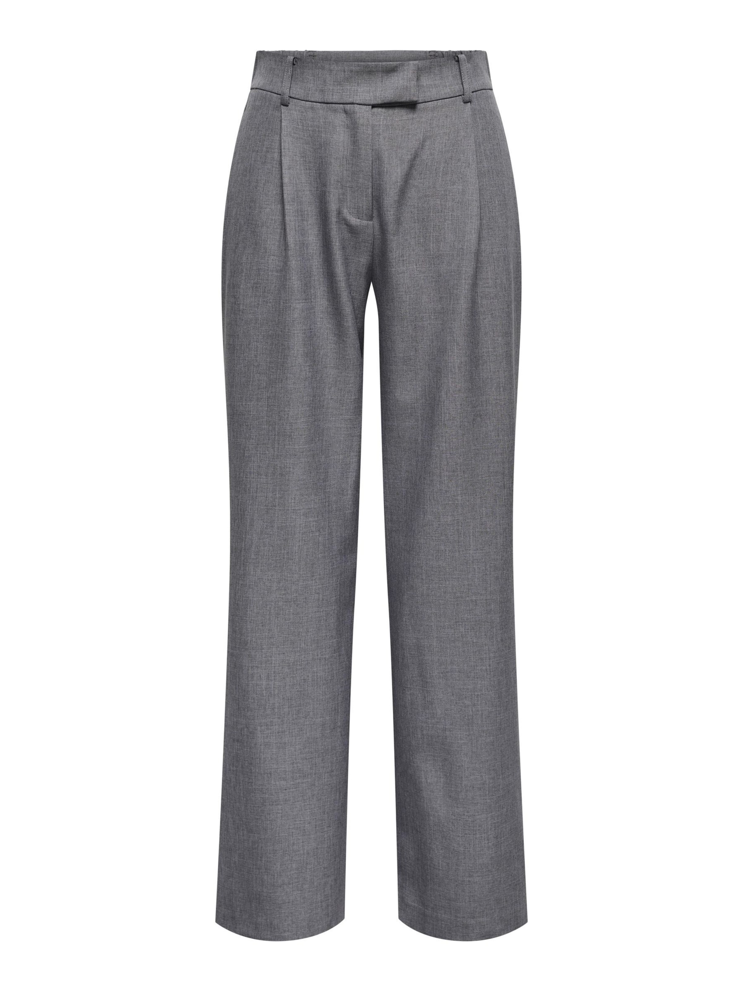 ONLY - Pantalón 'Linda' en gris: frente