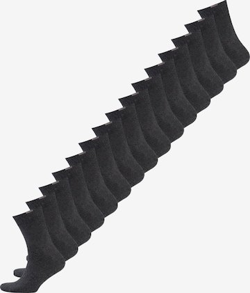 Chaussettes ' Passt Perfekt ' Nur Der en gris : devant