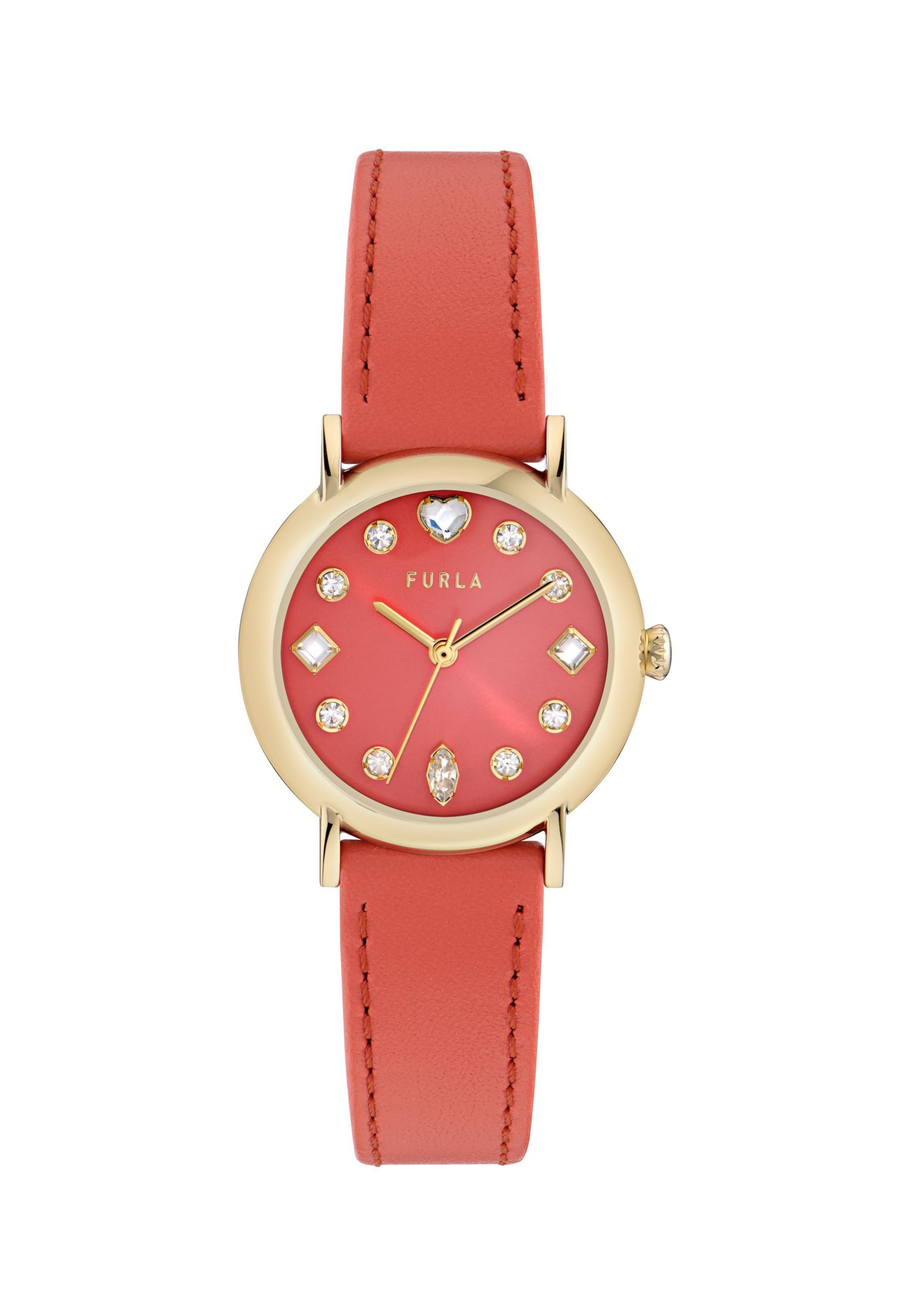 FURLA Analoguhr in Orange: Vorderseite