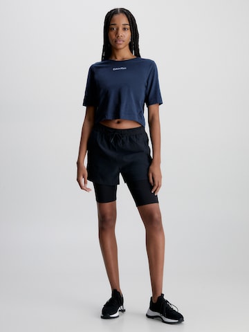 Calvin Klein Sport قميص عملي بلون أزرق