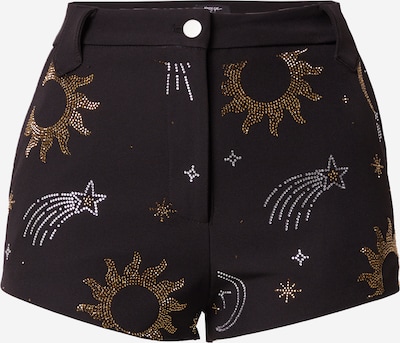 Pantaloni 'Premium Hotfix Celestial' Nasty Gal di colore oro / nero / argento, Visualizzazione prodotti