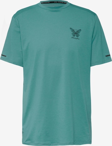 NIKE Performance Shirt 'Rise 365' in Green: front