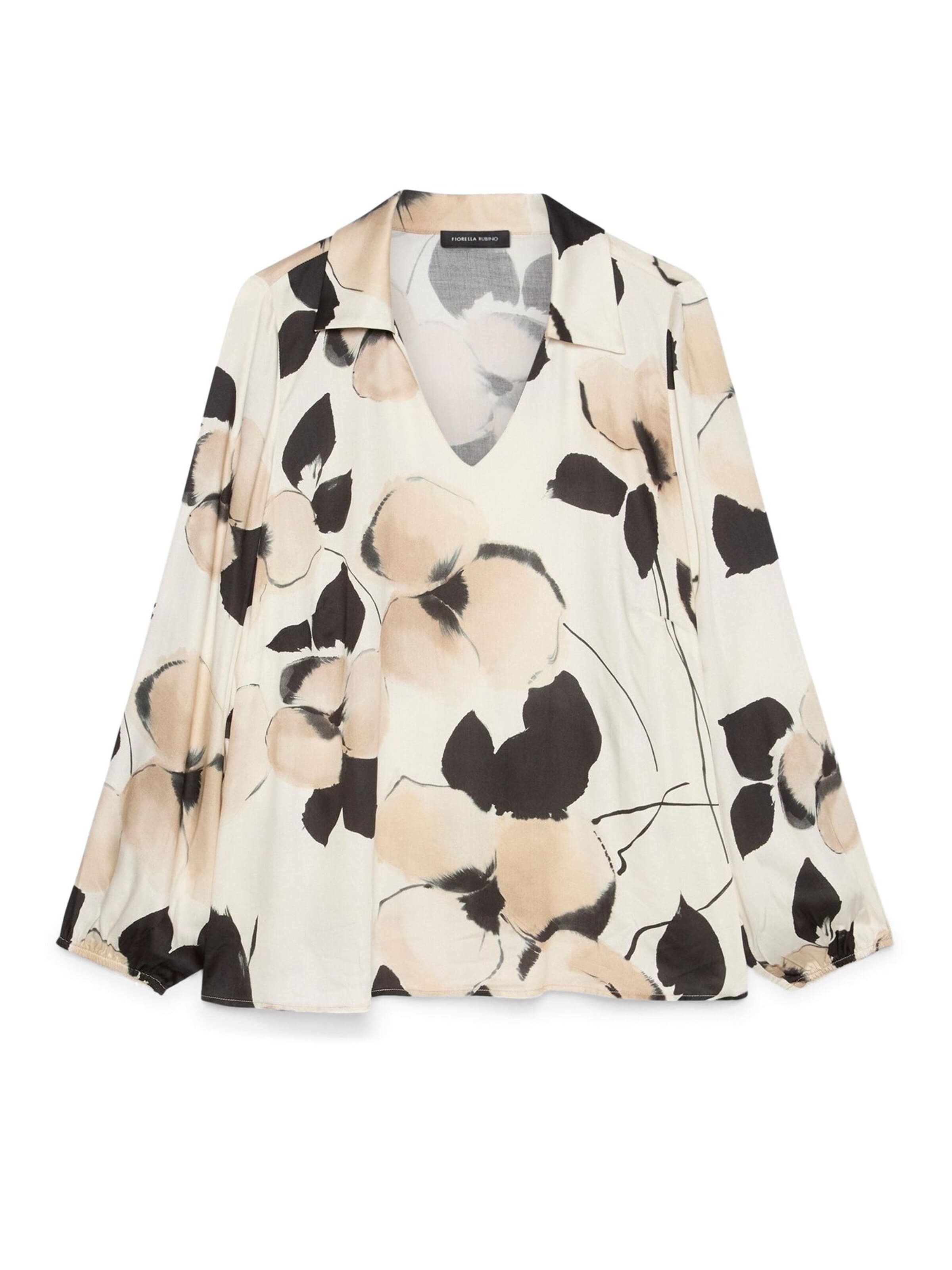 Camicia da donna di Fiorella Rubino in bianco: frontale