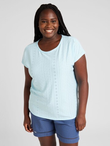 ONLY Carmakoma T-Shirt 'ZABBI' in Blau: Vorderseite