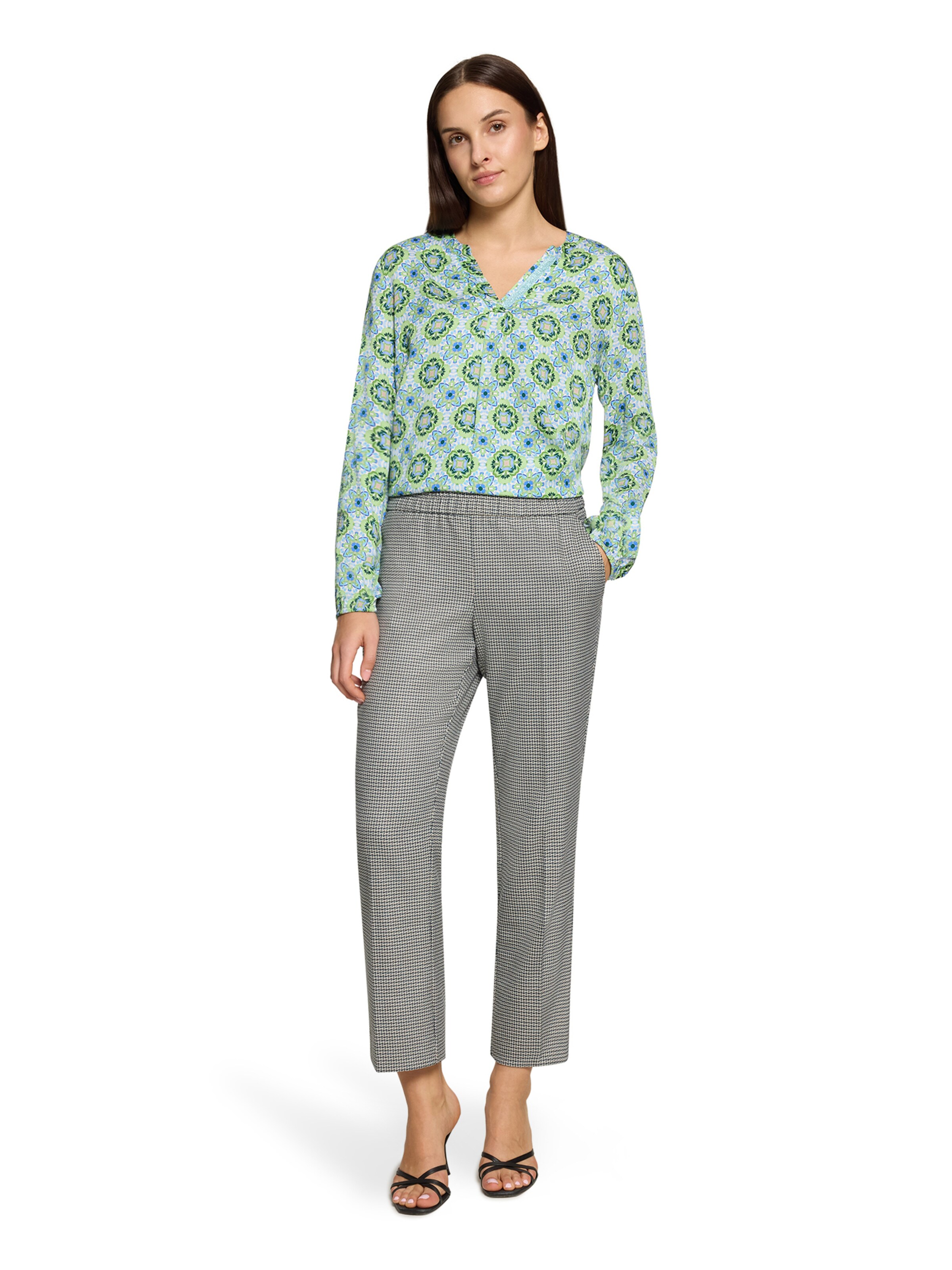 Cartoon Blouse in Green