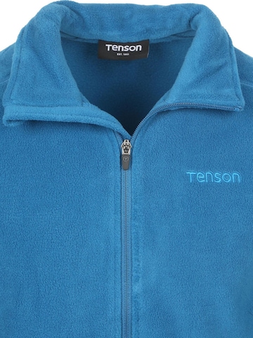 TENSON Gebreid vest in Blauw