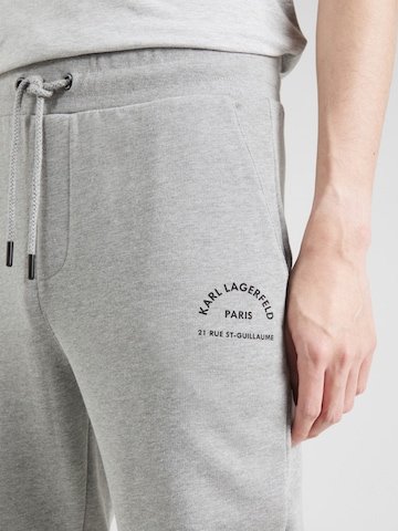 Karl Lagerfeld Regular Hose in Grau