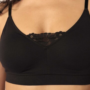 Skiny Bralette Bra in Black