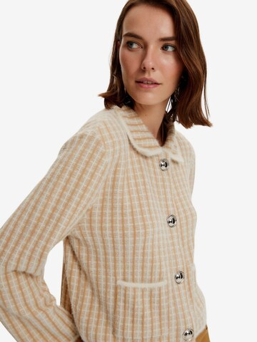 NOCTURNE Knit Cardigan in Beige