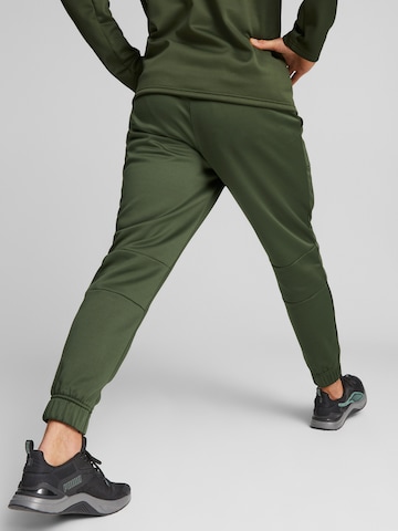 Tapered Pantaloni sport de la PUMA pe verde