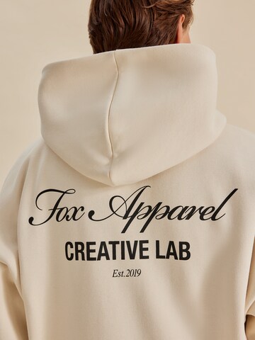 DAN FOX APPAREL Sweatshirt 'Ron Heavyweight' in White