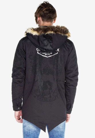 CIPO & BAXX Winterjacke in Schwarz