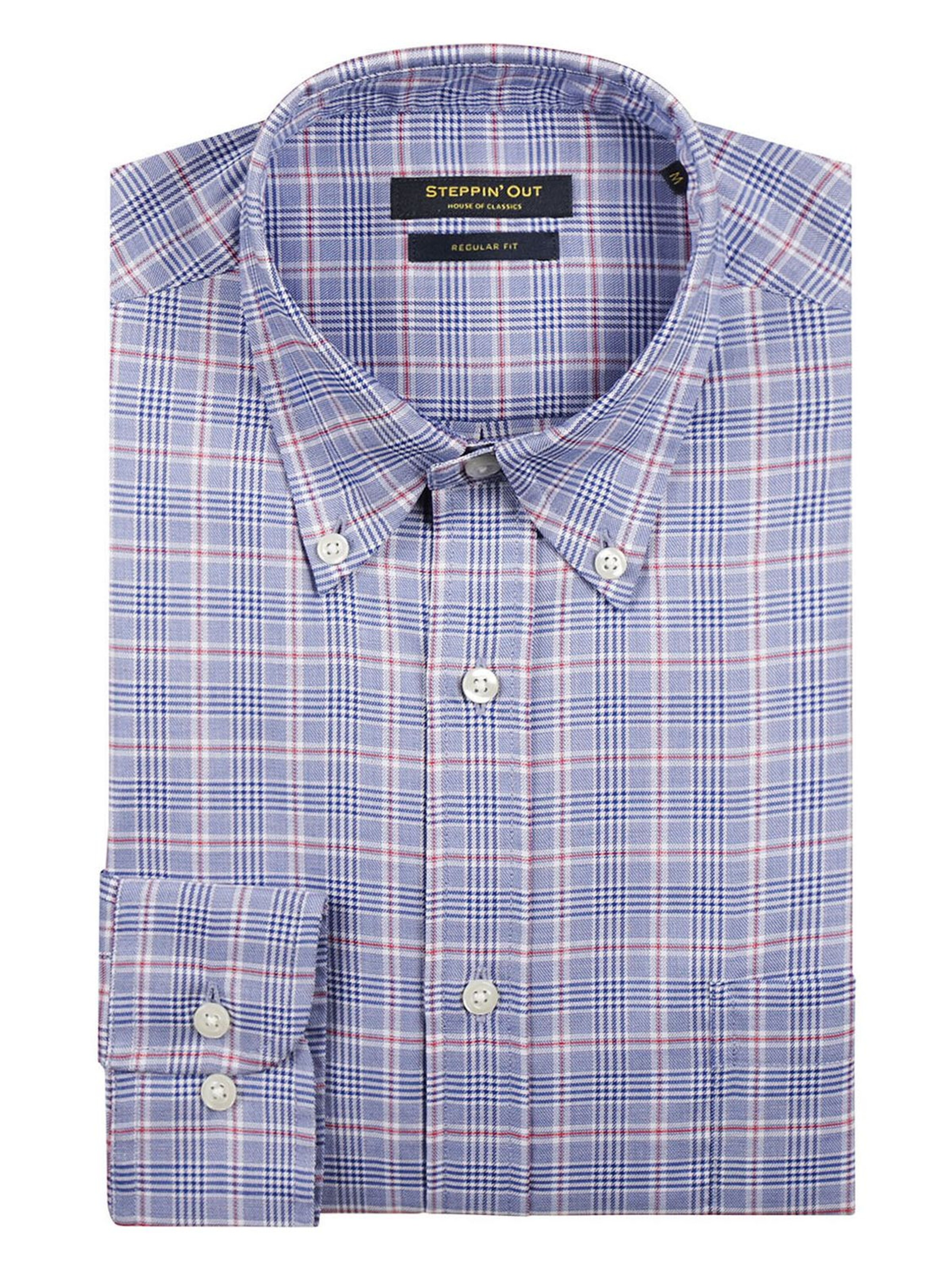 Steppin' out Regular Fit Hemd‌‌ in Blau