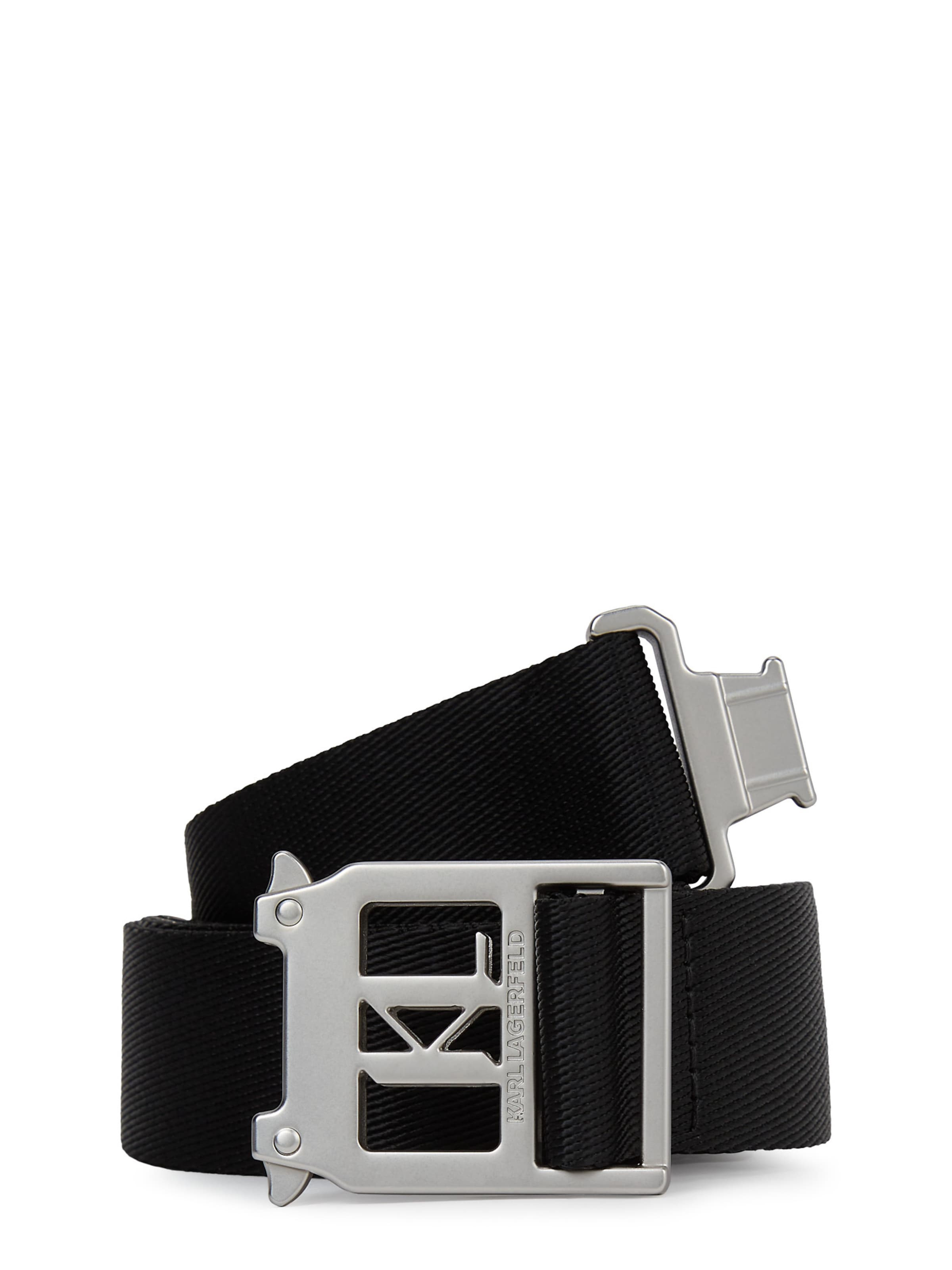 Karl Lagerfeld Ζώνη σε μαύρο: μπροστά