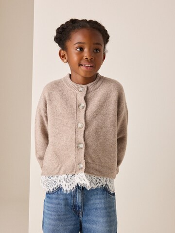 Next Cardigan i beige: forside