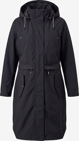 Ulla Popken Funktionsjacke in Schwarz: Vorderseite