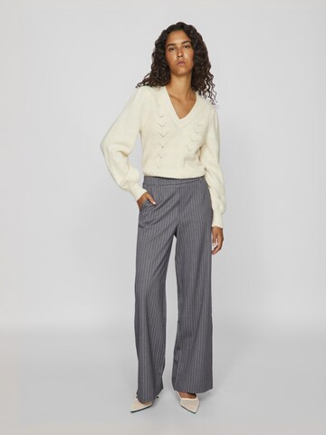 VILA Wide leg Broek 'VIVarone' in Grijs