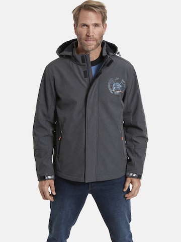 Jan Vanderstorm Performance Jacket 'Frake' in Grey: front