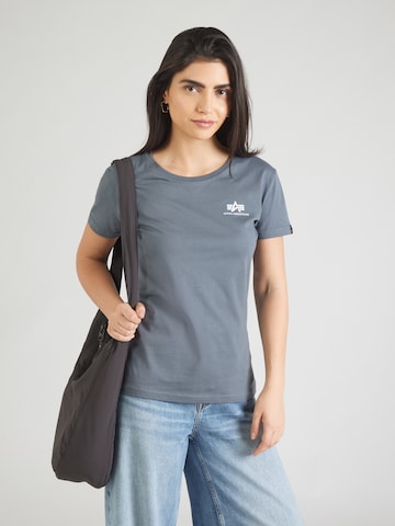 ALPHA INDUSTRIES Футболка в Синий: спереди