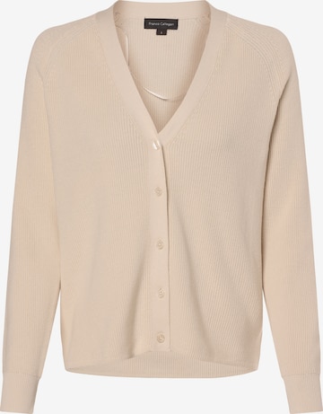 Cardigan Franco Callegari en beige : devant