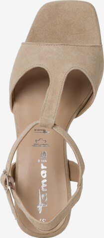 TAMARIS Sandalen met riem in Beige