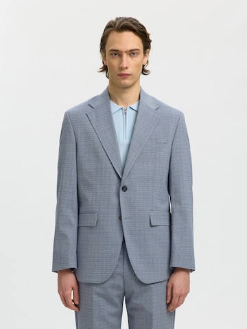SELECTED Regular fit Business blazer in Blue: front