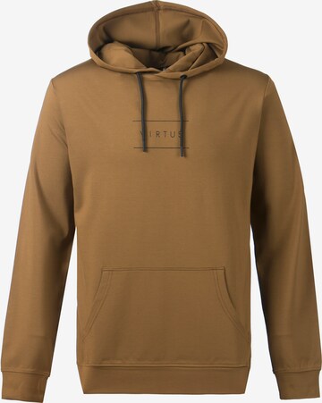 Virtus Sweatshirt 'MALTU' in Brown: front