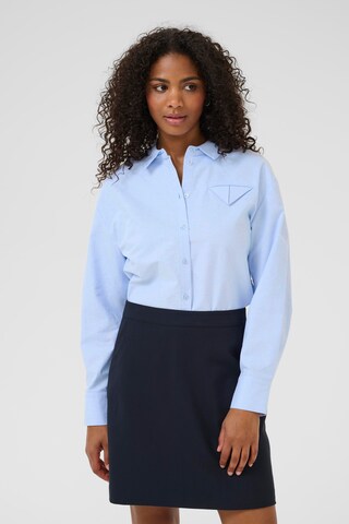 Kaffe Blouse 'Osita' in Blauw: voorkant