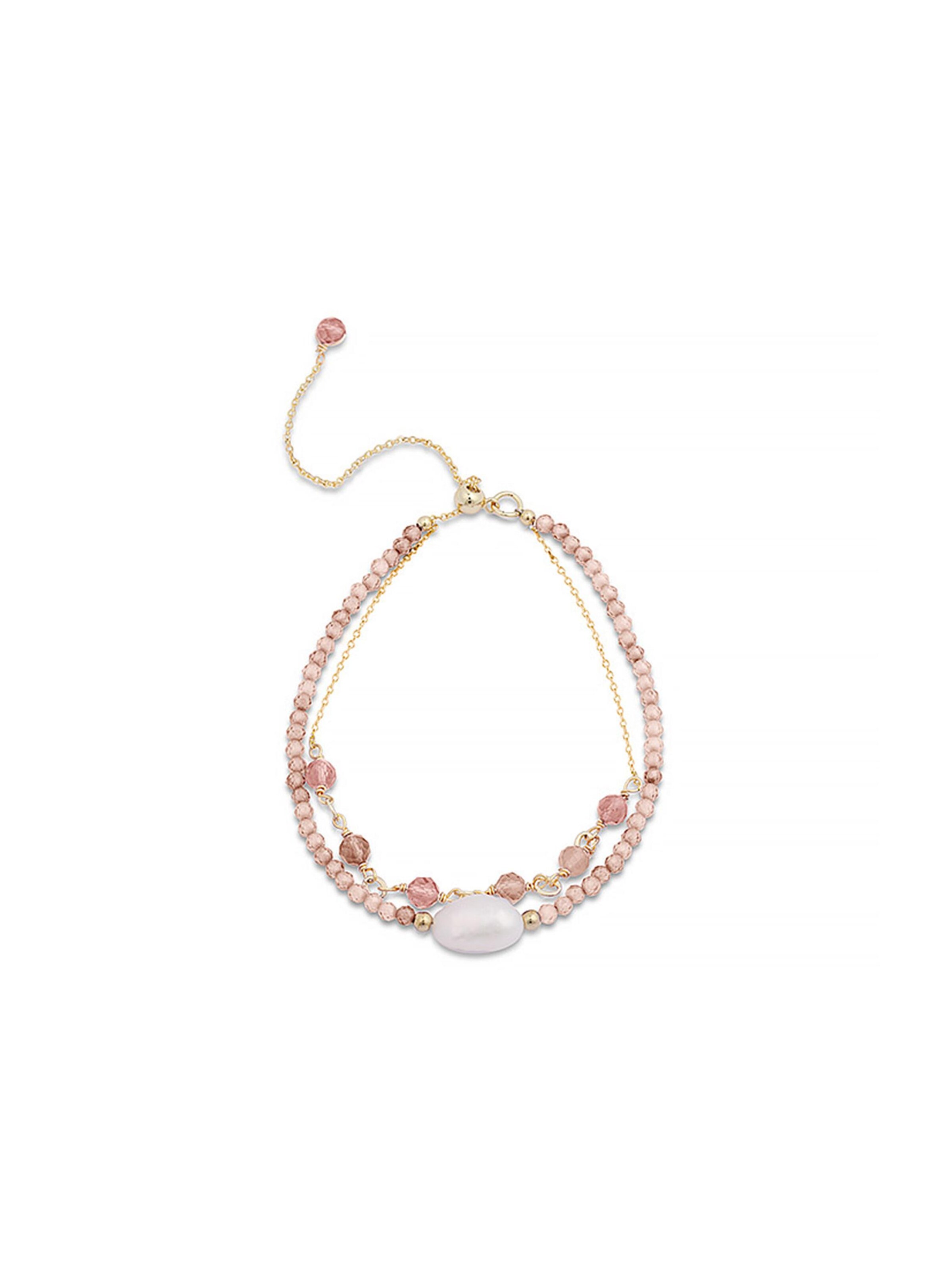Luxenter - Pulsera 'Ekhao' en beige: frente