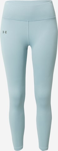 UNDER ARMOUR Workout Pants in Blue: front