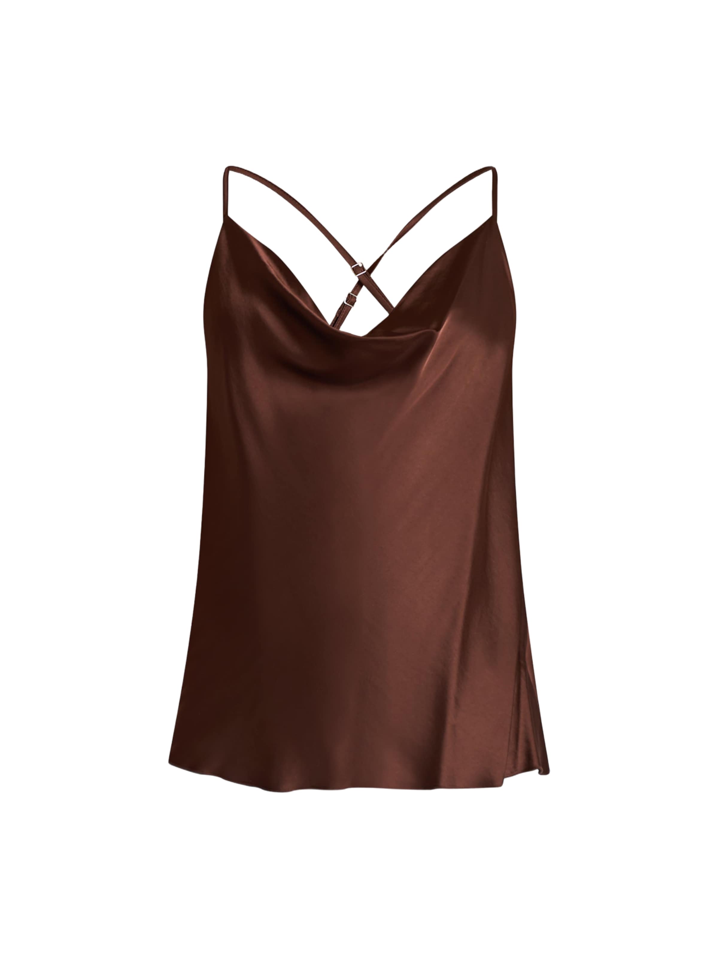 Dixie Top in Braun: Vorderseite