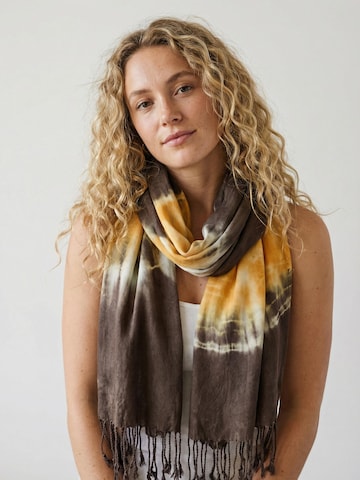Sunsa Scarf 'Sunsa' in Brown