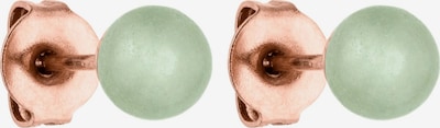PURELEI Boucles d'oreilles 'Aventurine' en or rose / vert, Vue avec produit