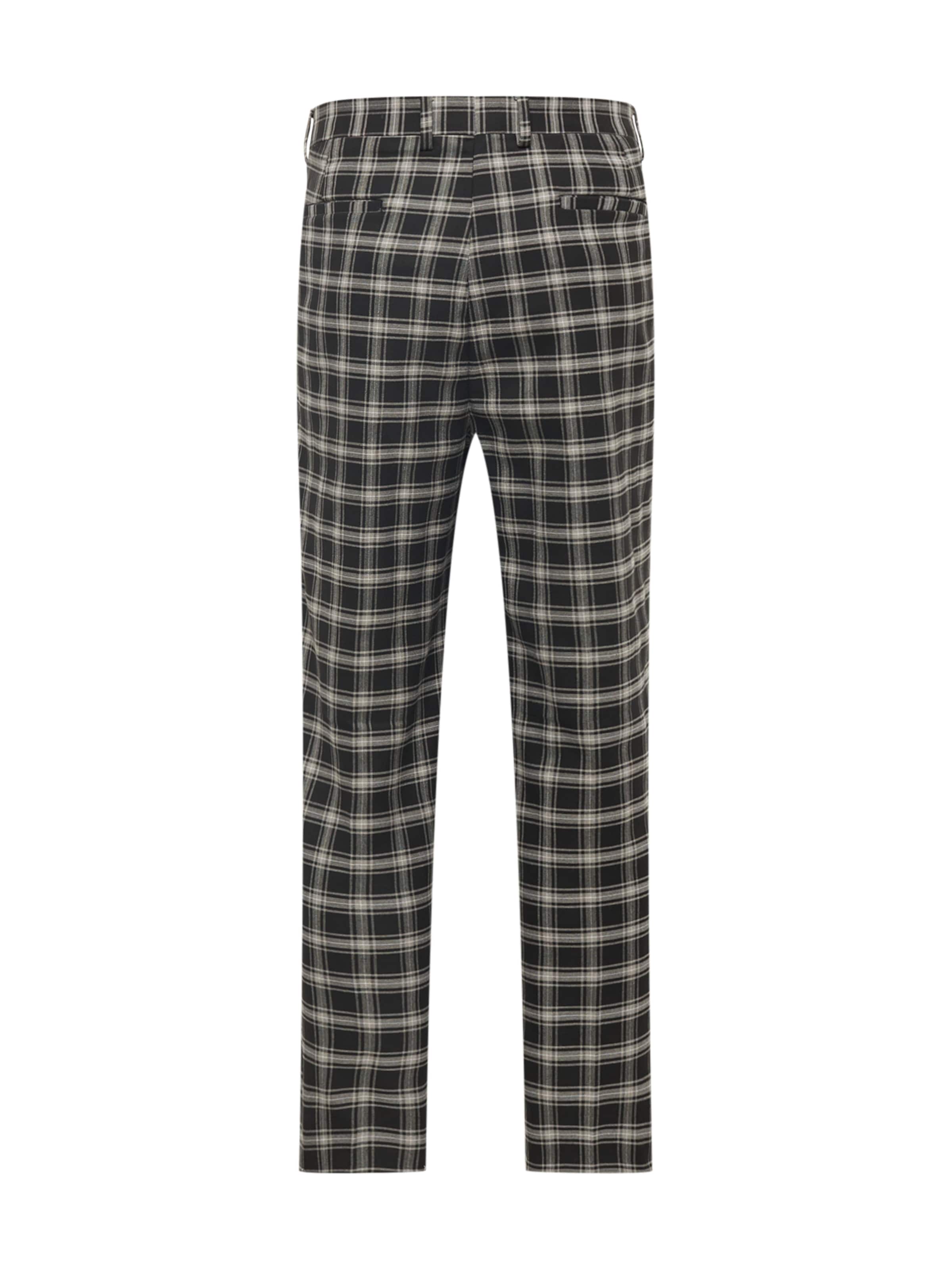 BURTON MENSWEAR LONDON Slimfit Lærredsbukser i sort