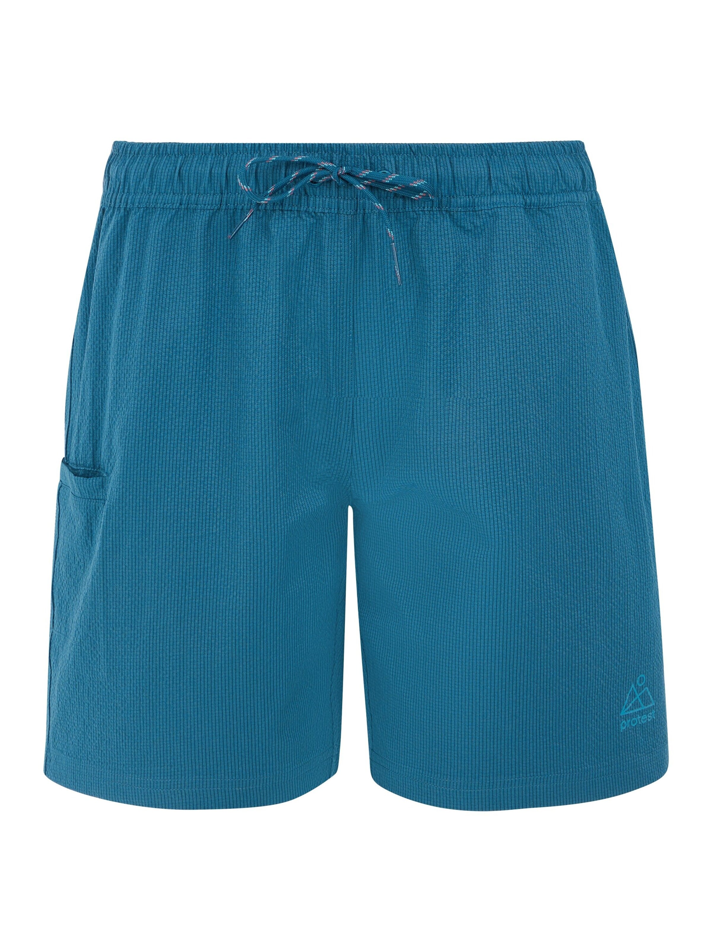 PROTEST Board shorts 'PRTAGAAT' in Blue: front