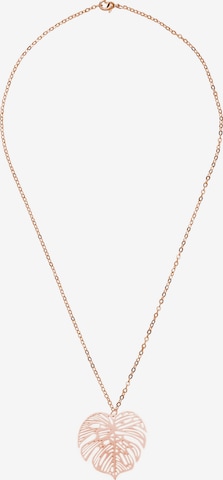 Gemshine Kette in Pink: Vorderseite