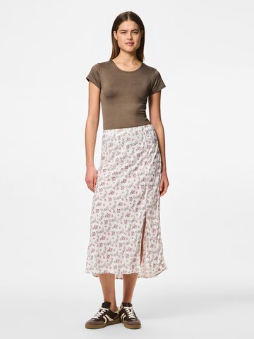 PIECES Skirt 'PCNya' in White