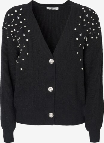 Influencer Neuletakki värissä musta: etupuoli