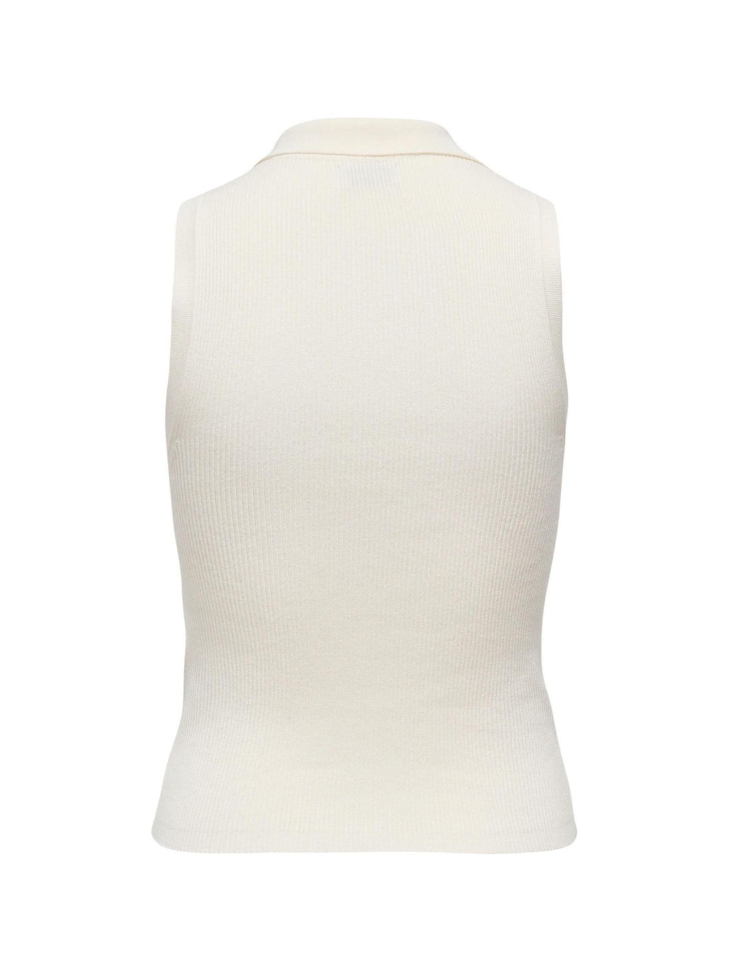Top in maglia 'Nanna' di Jaqueline de Yong in beige