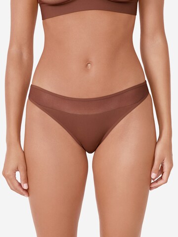ETAM Panty in Brown: front